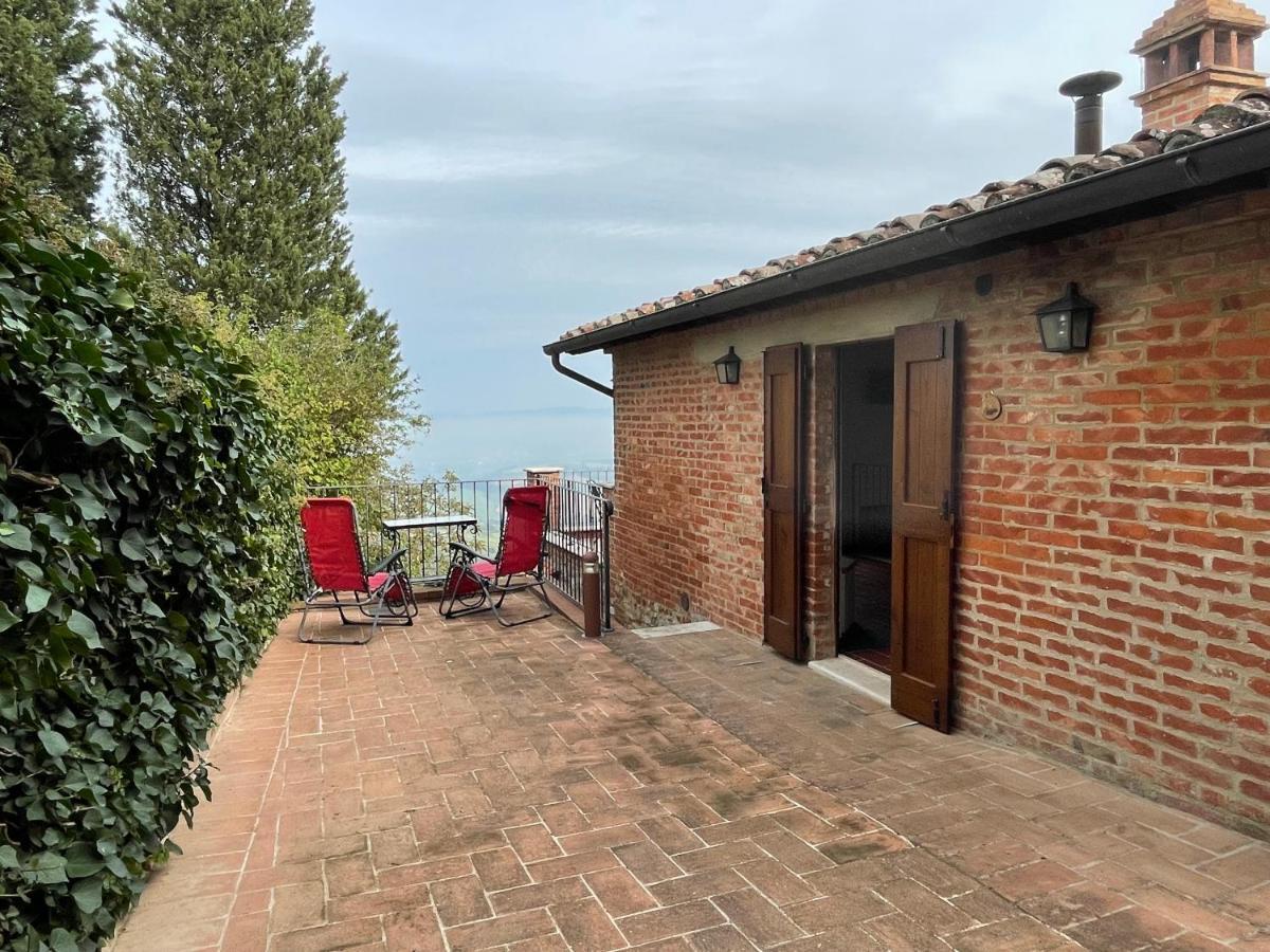 Ferienwohnung La Costarella Montefollonico Exterior foto
