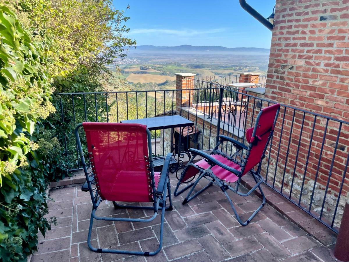 Ferienwohnung La Costarella Montefollonico Exterior foto