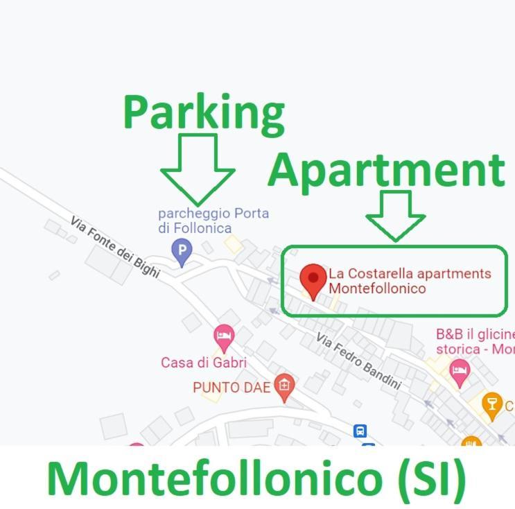 Ferienwohnung La Costarella Montefollonico Exterior foto