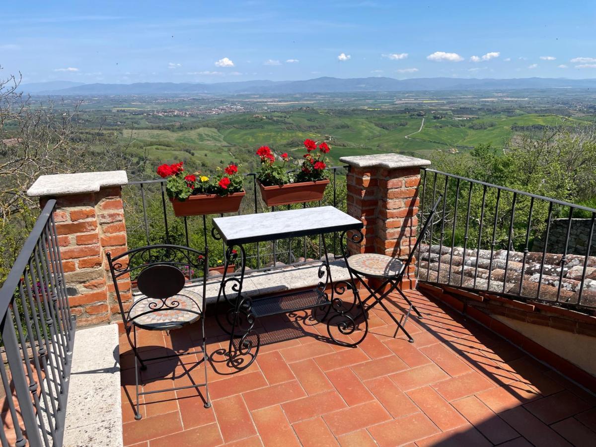 Ferienwohnung La Costarella Montefollonico Exterior foto